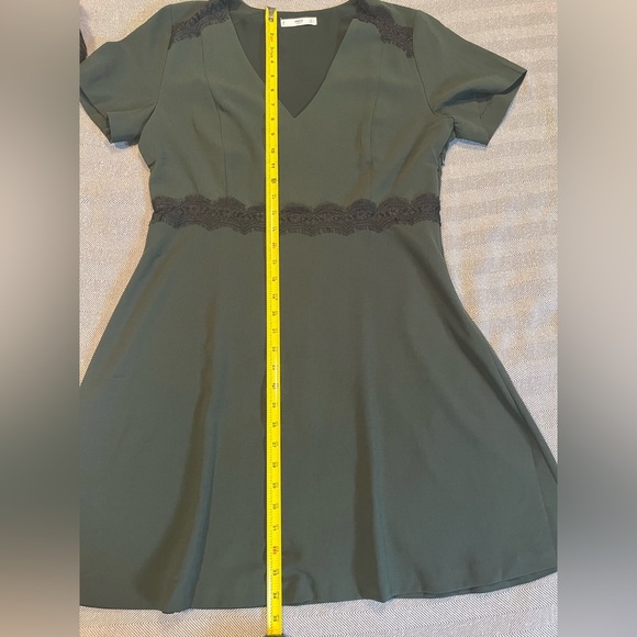 NWOT MNG by Mango Mini Dress with Lace Detail - Picture 8 of 12